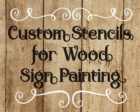 Free Printable Stencils For Wood Signs